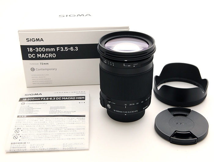 Комплект SIGMA 18-300mm F3.5-6.3 DC HSM MACRO OS Contemporary